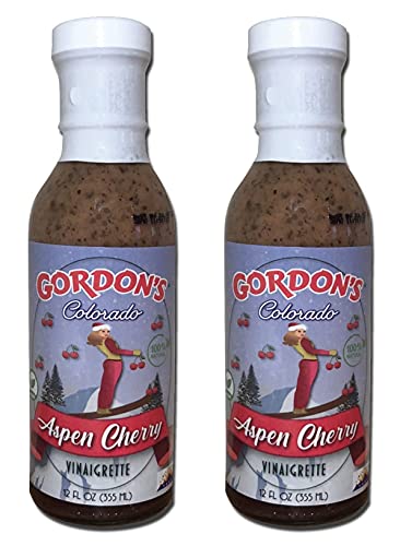 Aspen Cherry Vinaigrette (2-Pack) - A Bold Vinaigrette. As Featured In Aspen Food And Wine Festival #TOP4