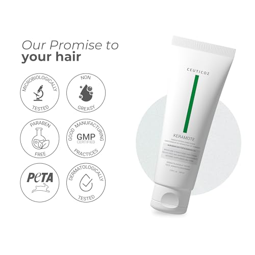 Image of Ceuticoz Keramote Damage Repair Conditioner for dry & frizzy hair | 100ml | For Damaged & Frizzy Hair, Repairs, strengthens & smoothens, Babassu Oil & Murumuru Butter, All Hair Types