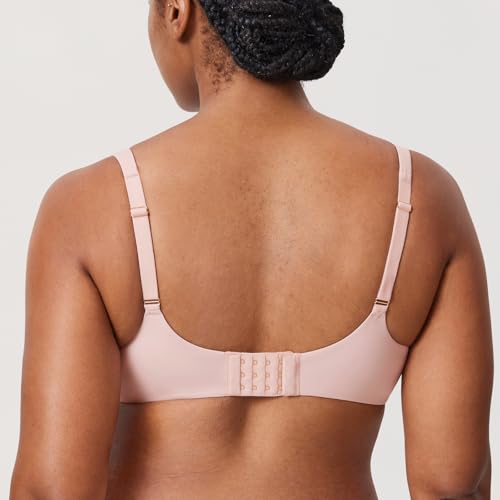 Image of DELIMIRA Women's Confishape Unlined Balconette Bras | Underwire, Supportive, No Padding, Tshirt Bra, Full Coverage, Plus Size