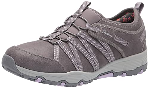 Skechers Women's Low Hiker Hiking Shoe, Charcoal, 9