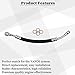 Bicos 11361705532 VANOS Oil Supply Line Hose Compatible with 1993-2009 E36 E38 E46 E39 E53 E60 E61 E65 E66 E83 E85 M54 Engine Oil Line Replacement# 625-513