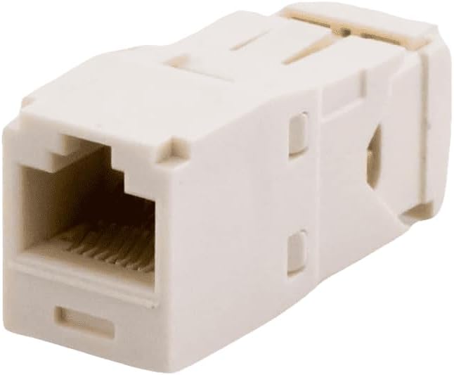 Panduit Mini-Com TX6 Plus Giga-Channel Cat6 Jack, Off-White, Box of 50 CJ688TGIW