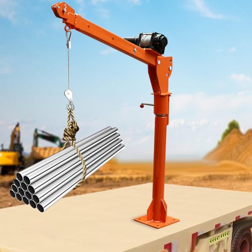 Grúa Eléctrica Montada en Camión 1100lbs con Cabrestante miniatura 4