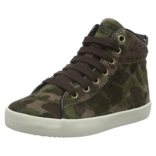 Geox Mädchen J Kilwi Girl C High-Top, Grün (OLIVEC3005), 30 EU