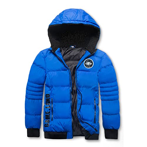 SNOW DREAMS Boys Spring Winter Coat Waterproof Puffer Fall Jacket Hooded Warm for Kids Outerwear Parka