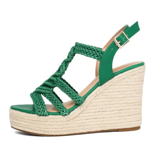 Image of Espadrille Wedge Sandals for Women Platforms & Wedges