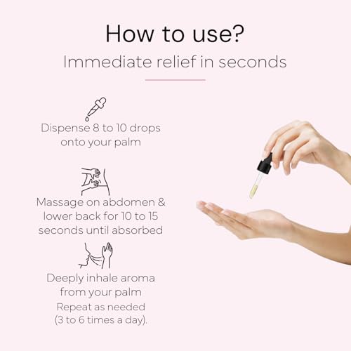 Image of Period Pain Relief Blend 30ml | Menstrual Relief | 100% Natural Essential Oil | Relieves Cramps, Soothes Mood Swings & Discomfort | Fast-Acting | Non-Greasy | EU Made