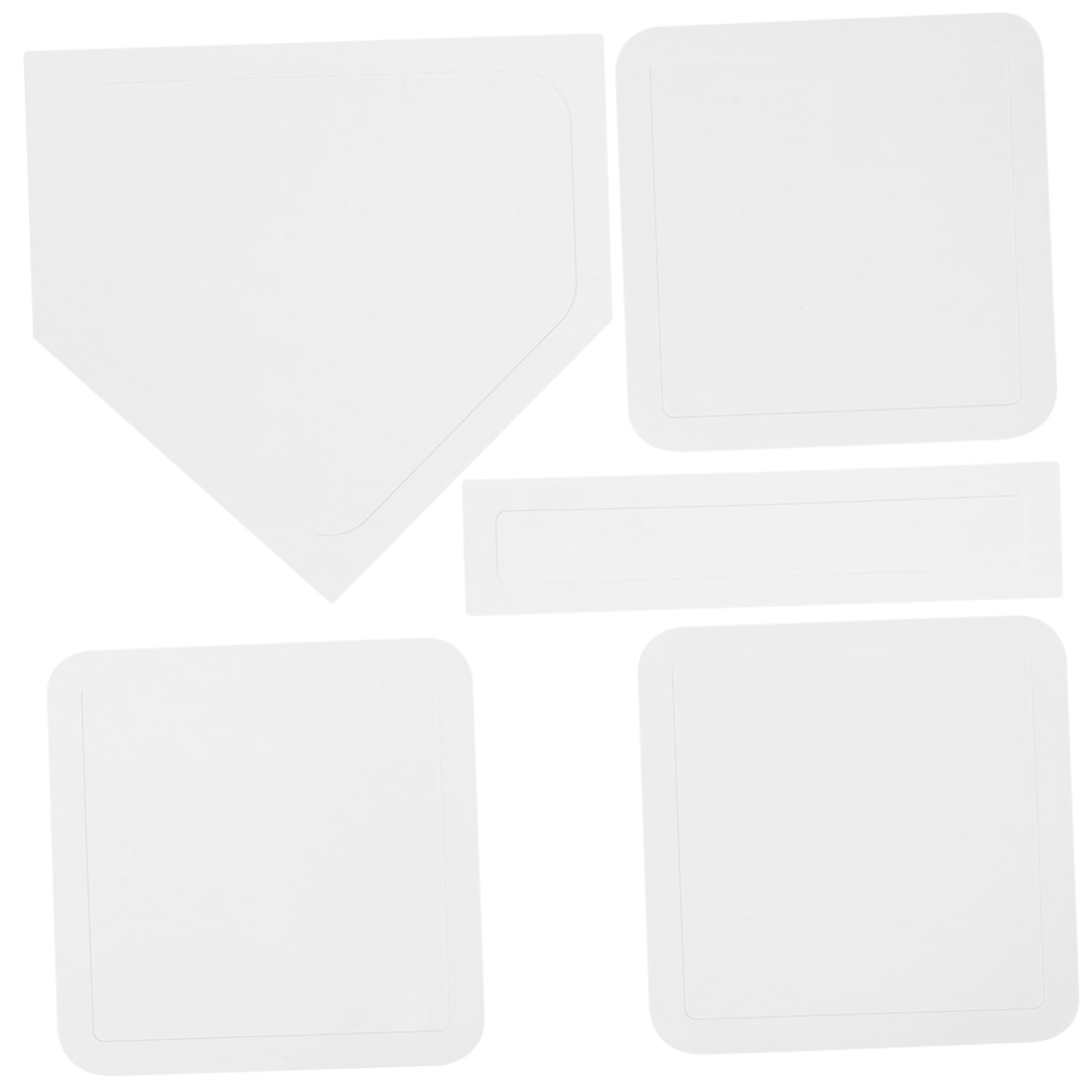 Abaodam Rubber Waterproof Bases Bag for Baseball Softball Portable Mound Field Bases