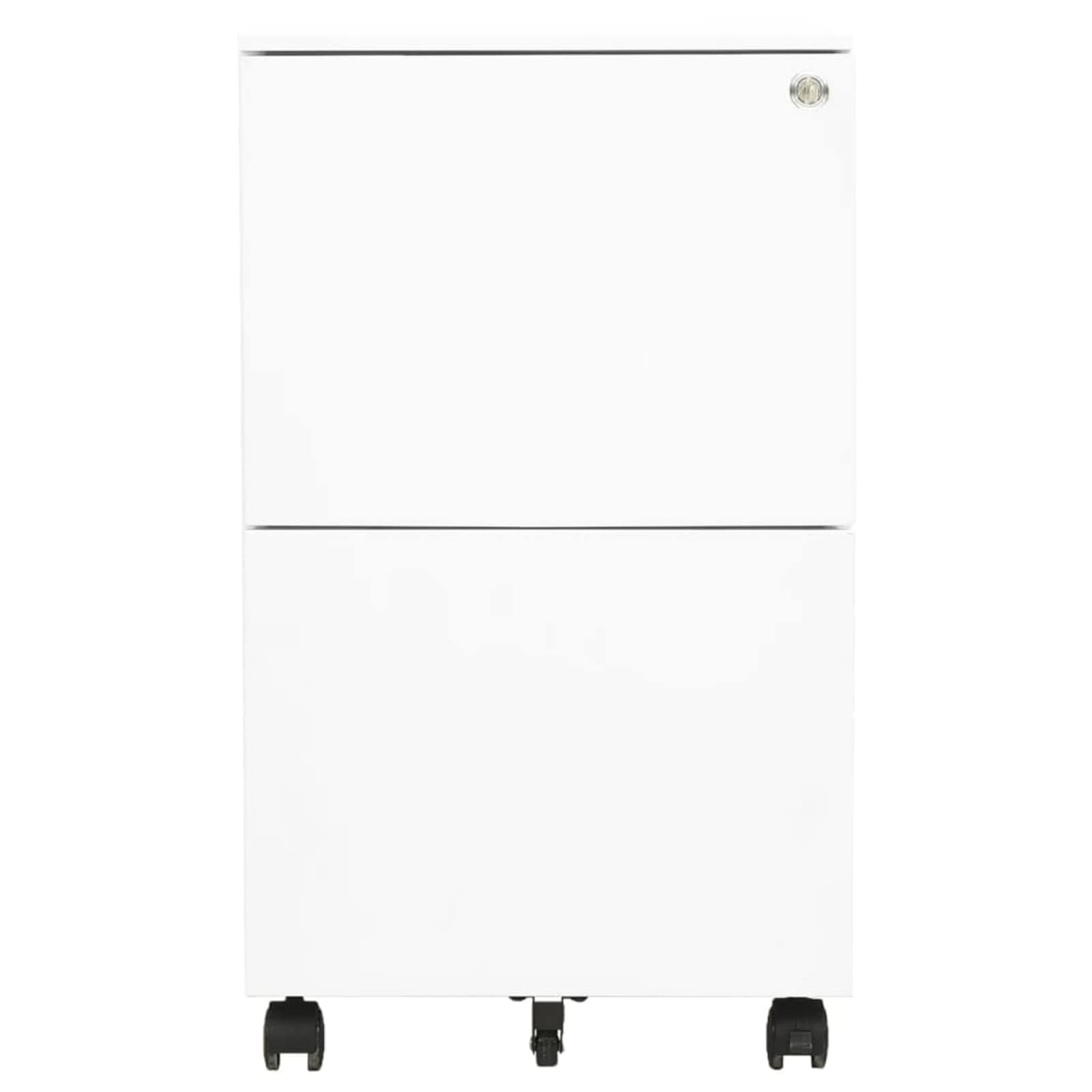 ZEYUAN Schedario Mobile Bianco 39x45x67 cm in Acciaio,Schedario,Schedario da Ufficio,Mobiletto per Documenti(SPU:335974)