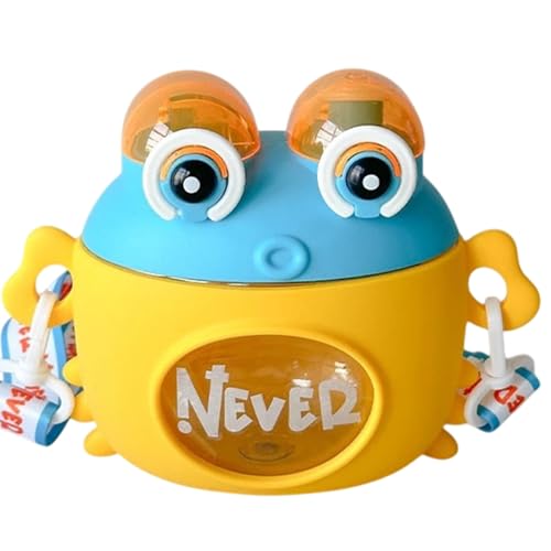 JIEBWCHA Gourde pour - 600 ml - En forme de cancer - Gobelet de sport avec deux ouvertures pour boire et sangle de transport - Pour camping, pique-nique et randonnée