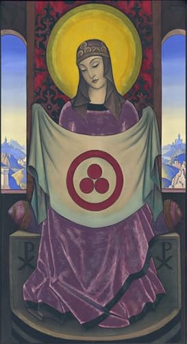 Affiche Impression Peinture Murale Nicholas Roerich Toile Abstraite Salon 60x90cm