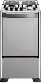 Fogão 4 Bocas Dako Magister Style Mesa Inox Espelhado Bivolt