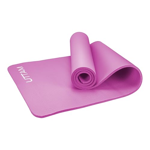 UTTAM Yoga Mat | Multi-Purpose Extra Thick Foam Exercise Mats | Stretching, Resistance Workout & Therapy – Pilates, Home & Gym Equipment Accessory for Men Women Kids (183 x 60cm) - Image 5