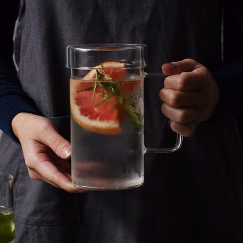 Taza de Vidrio de 700 Ml Cabilock con Asa para Hogar 4