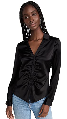 Theory Women's Ruched Button-Down Shirt