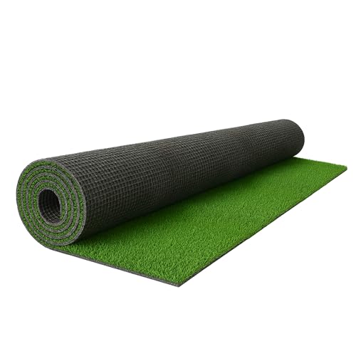 Internethandel Pfordt Tuft Kunstrasen 100x200 cm Grün, Rasenteppich, Outdoor Teppich wetterfest und pflegeleicht für Balkon, Terrasse und Garten