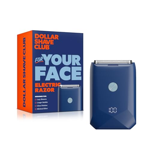 Dollar Shave Club | for Your Face Foil Shaver | Dual-Purpose Head Shower Safe Easy to Clean | Electric Foil Shaver for Men Beard and Face Foil Shaver Electric Razor