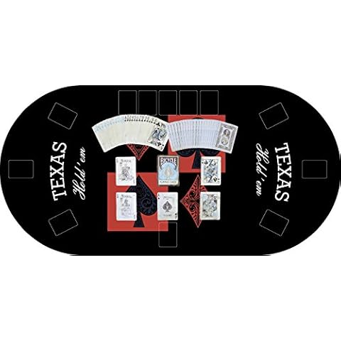 Tapa Mesa PVC Poker Oval Antideslizante Texas Hold'em Cover
