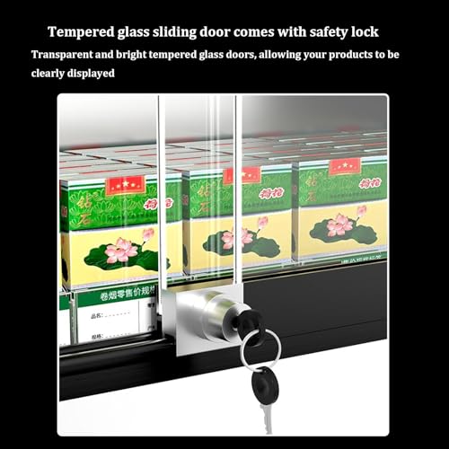 Máquina expendedora de empuje automático de tabaco y estante de pared para tienda 4
