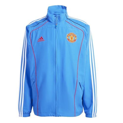 adidas Manchester United UBP Veste de survêtement pour homme, bleu, M