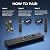 AUSOTUSO Universal Remote Control for Samsung smart TV, Compatible with LED/LCD/Plasma QLED TV, with Netflix,Prime Video, Hulu Buttons, Voice Control.