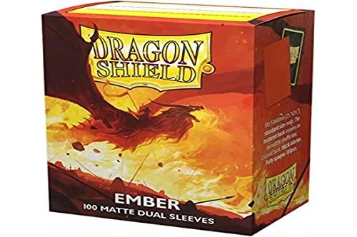 Dragon Shield | Matte Dual Standard Size Card Sleeves | 100 CT - Smooth & Tough Premium TCG Sleeves - Compatible with Pokemon, Flesh & Blood, One Piece & Magic the Gathering | Ember by Dragon Shield - Image 4