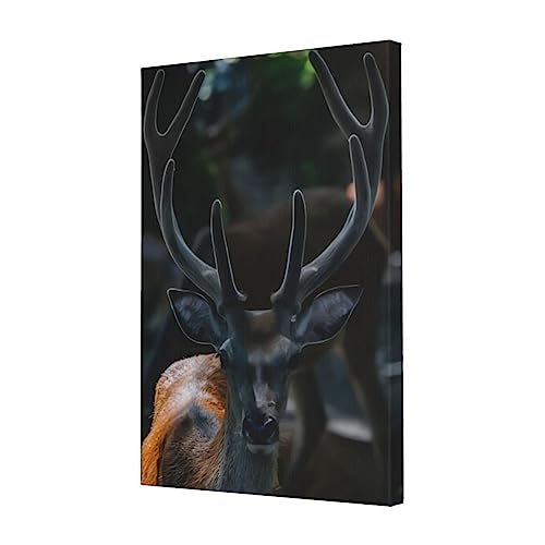 Toile murale de bois de cerf pour sublimer votre salon ou bureau