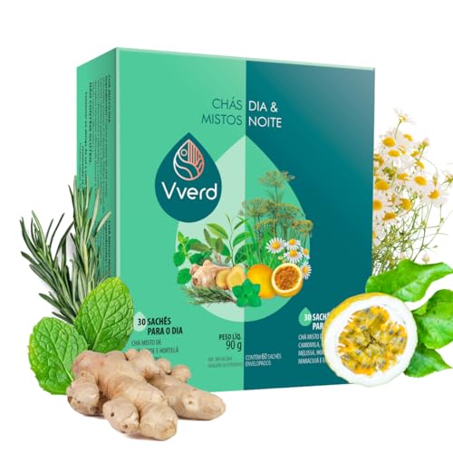 Chá Misto Dia E Noite 60 Sachês Vverd