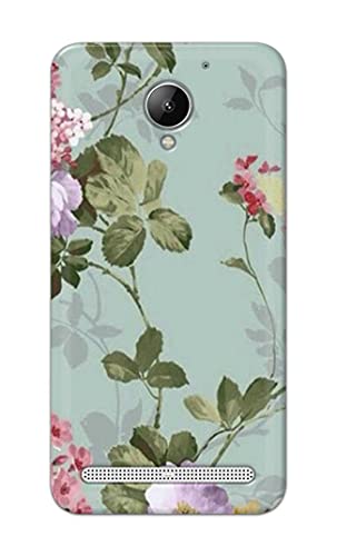 Image of Printed Hard Back Cover Case for Lenovo C2 k10a40 Back Cover (Floral Painting) -1302