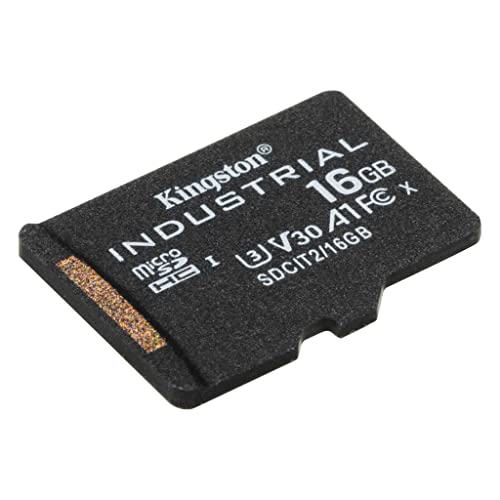 Kingston Industrial microSD - 16GB microSDHC Industrial C10 A1 pSLC Card Single Pack w/o Adapter - SDCIT2/16GBSP - Image 2