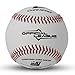 CHAMPRO Official League Baseballs with Full Grain Leather Cover, Double Cushion Cork Core, Flat Seam, 12 Pack