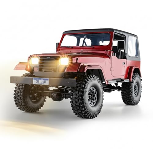 Image of EAZYRC FMS Rochobby 1 /10 RC Crawler Mashigan RC Truck 4x4 RTR, RC Car with Foldable Front Windcreen, Convertible Top (RS Version)