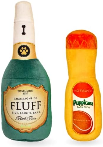 barkers mark dog toy