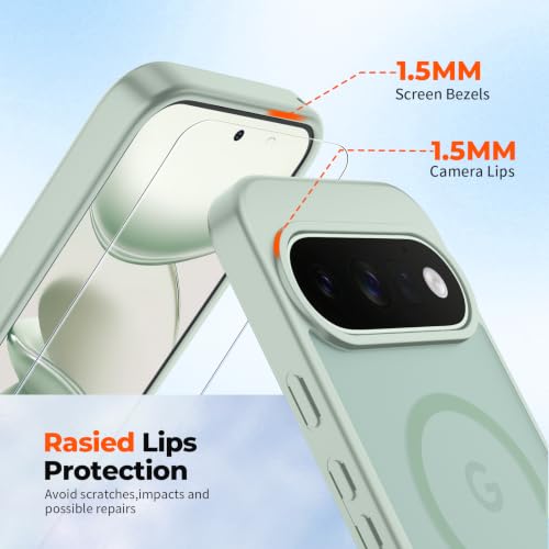 Image of SUPFINE Magnetic for Google Pixel 11 Pro XL Case - Light Green