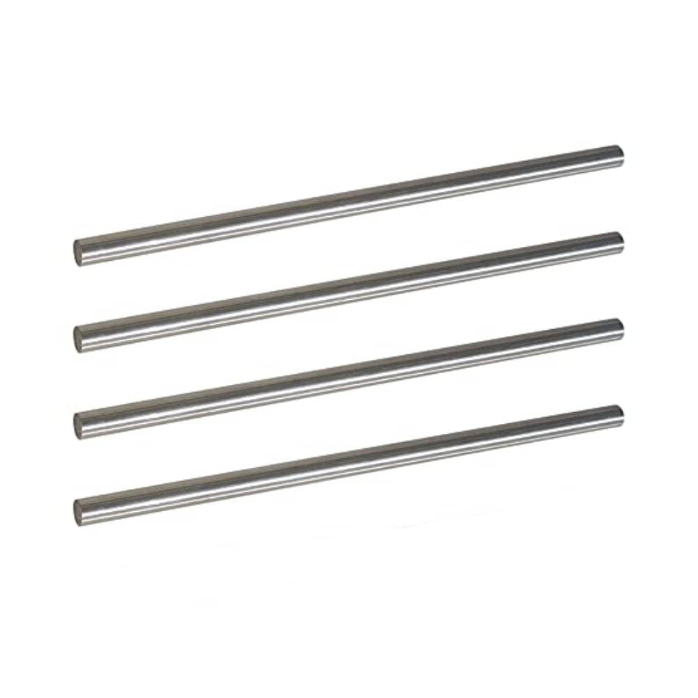 Bilaida 4pcs 8mmx440mm (0.3x17.32 inch) 304 Stainless Steel Solid Round Rod for DIY Craft (Dia 8mm)