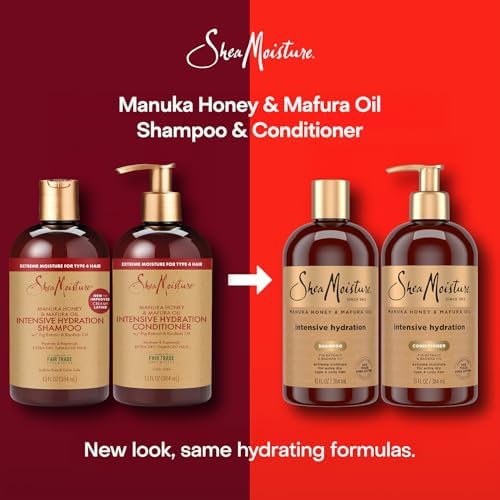 Shea Moisture Intensive Hydration Shampoo 384ml & Conditioner 384ml