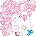 Produktbild Balloon Arch Kit Balloon Garland Pink White Confetti Latex Balloons Pack Set 110pcs with 16ft Balloon Strip Tape, 1pcs Tying Tool for Baby Shower Wedding Girl Birthday Party Decorations