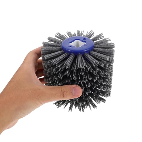 Brosse de polissage en nylon grain 60 pour perceuse et meuble
