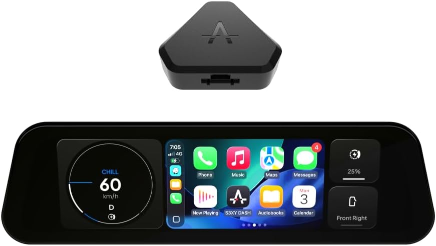 S3XY Dashboard for Tesla (Head-up, CarPlay, Android Auto) (Includes Commander, Model Y Juniper)