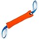 Bull Fit Beisswurst für Hunde, 30 cm, mit Zwei Schlaufen - Sehr Robustes Hundespielzeug zum Training, Tauziehen und Zerrspiele mit Hund - Aus hochwertigem Baumwolle-Nylon handgefertigt (Orange)