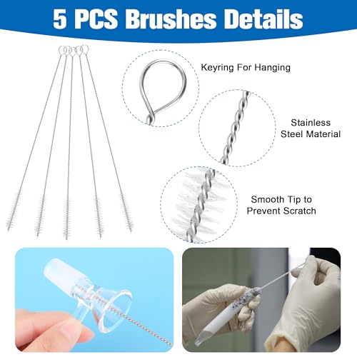 image for 12 Pack Glass Funnels with Handle, COITEK Kitchen & Lab Multipurpose C