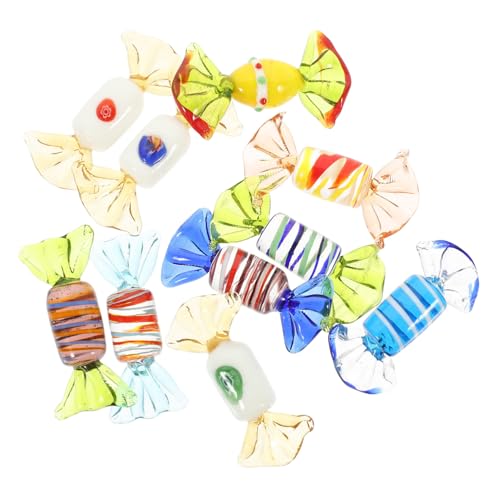 Adornos de dulces de vidrio de gran valor de colección y formas creativas 2