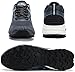 Kricely Men's Trail Running Shoes Non Slip for Hiking Trekking Cross Training Tennis Shoes Breathable Fashion Sneakers Lightweight Workout Footwear Outdoor Gym Jogging Navy Blue Size 9.5