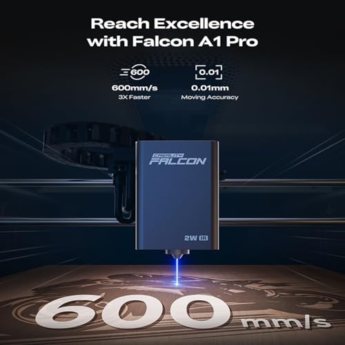 Image of Creality Falcon 2W IR Laser Module, 1064nm Infrared Laser Head Dedicated for Falcon A1 Pro Laser Engraver, High-Precision Metal & Plastic Jewelry Engraving, 600mm /s High Speed, Easy Installation