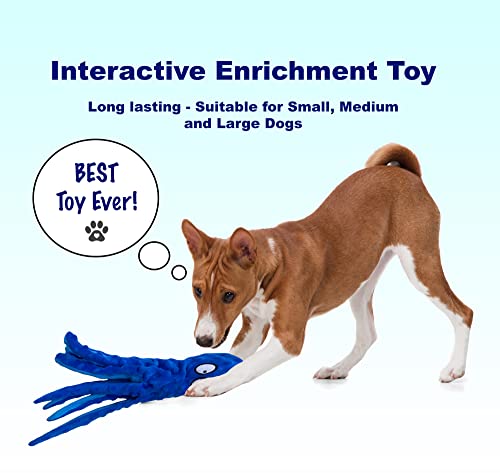 Shaggytailvillage Squeaky Dog Toys, Puppy Toys, Dog Toys For Small Dogs, Dog Toys For Medium Dogs, Dog Squeaky Toys, Dog Toys For Large Dogs, Durable & Soft Crinkle Dog Toy (Octopus+Ducky 2Pack) #TOP2
