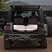 Luno Air Mattress for Jeep Wrangler - Air Foam Pro Car Camping Mattress Fits Jeep Wrangler JL 4-Door Models 2018+ | Comfortable & Durable w/Dual Chamber, Easy to Install - Sleeps 2 People up to 6'7