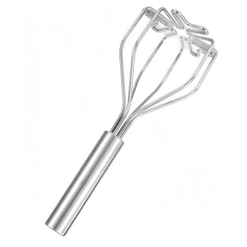 Heavy Duty Stainless Steel Potato Masher - Ground Beef Chopper & Avocado Smasher with Non-Slip Grip, Dishwasher Safe Kitchen Tool for Mashed Potatoes, Guacamole, Baby Food (10 Inch)