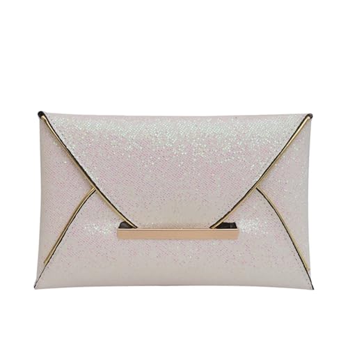 Pochette scintillante et sac de soirée à paillettes avec bracelet assorti
