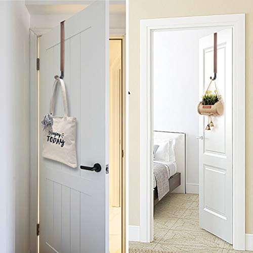 Wreath Hanger,Adjustable Length 14.9-25 Inch Metal Door Hanger,Wreath Hanger for Front Door 20 lbs Larger Christmas Wreaths Decorations Hook, Bronze