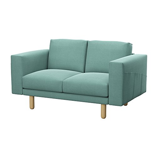 Soferia - IKEA NORSBORG Funda para sofá de 2 plazas, Elegance Mint